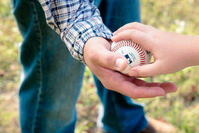 fathers day playing catch active lifestyle