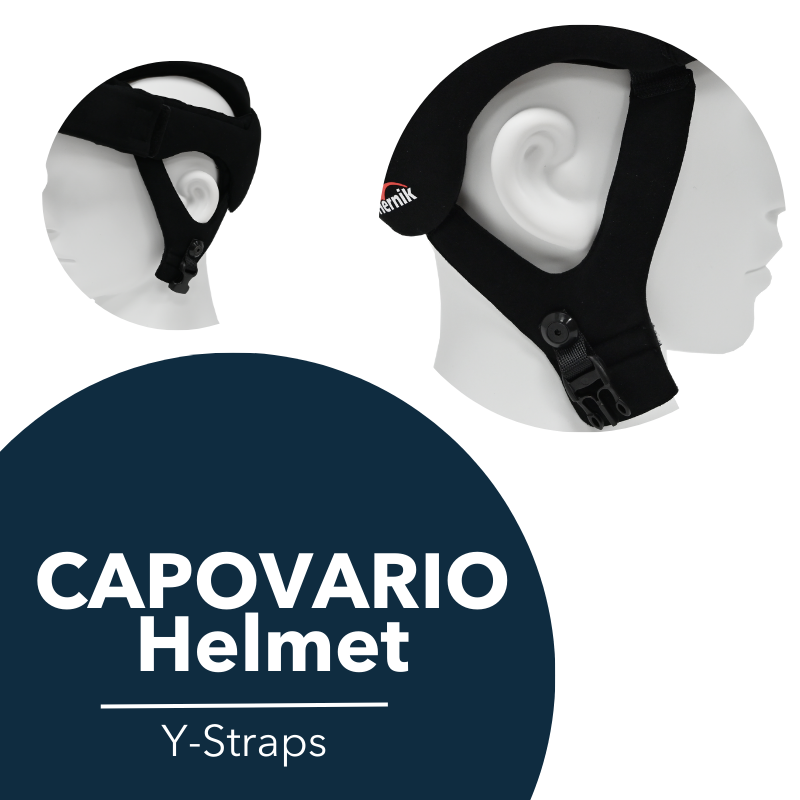 Capovario helmet y-strap