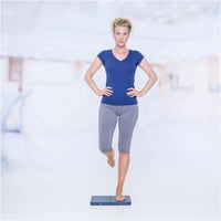 K-Plates being used in a one leg exercise