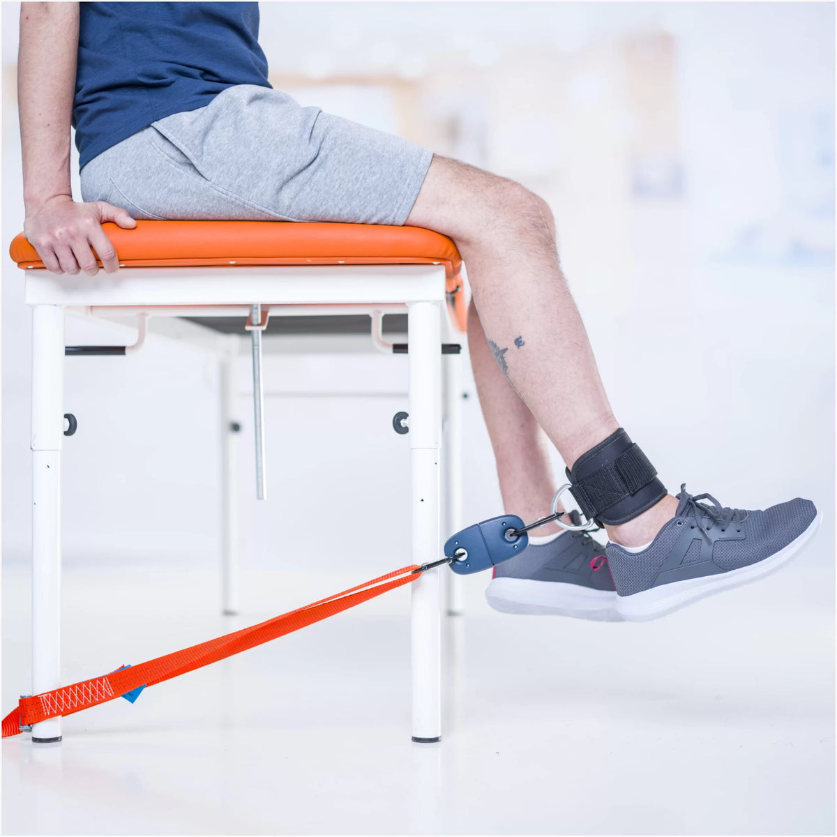 K-Pull being used in an ankle exercise