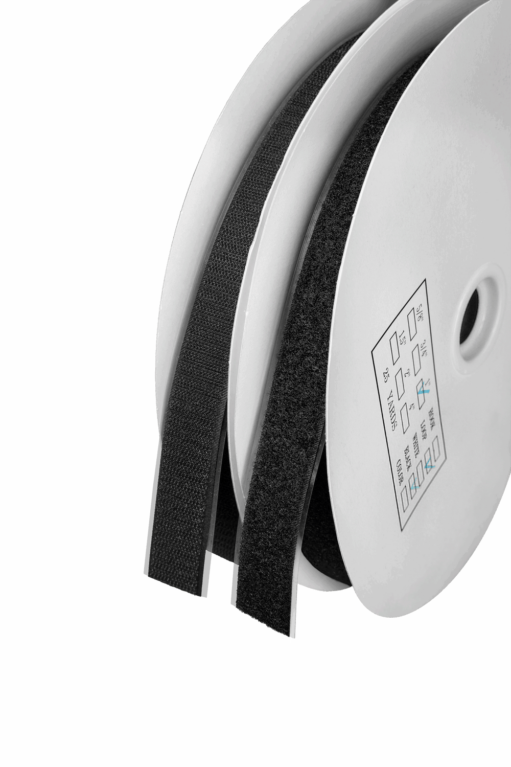 PSA High Adhesive Hook Strap 2.5cmx23m Black