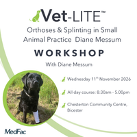 Orthoses & Splinting in Small Animal Practice - Workshop with Diane Messum