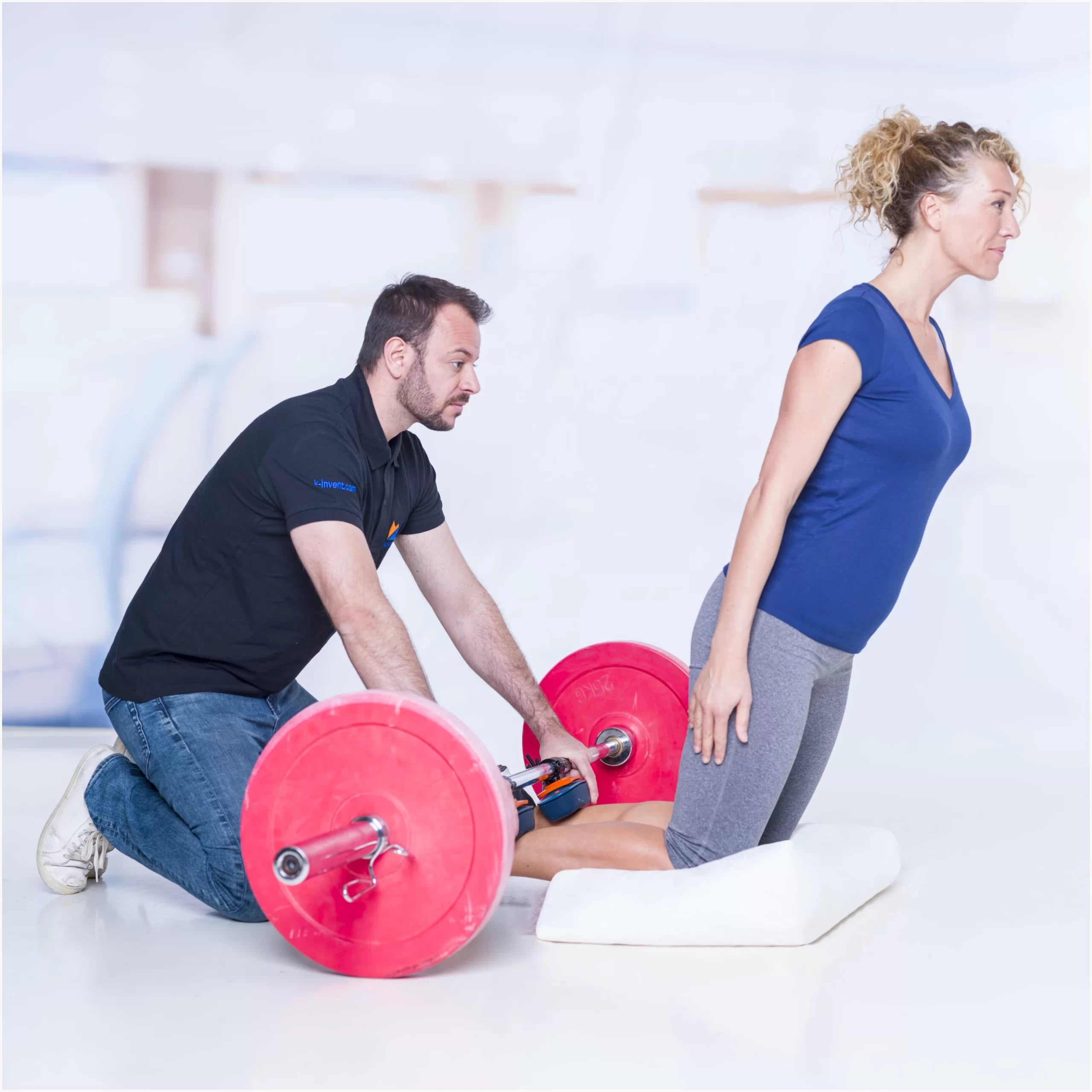 K-Push being used with weights