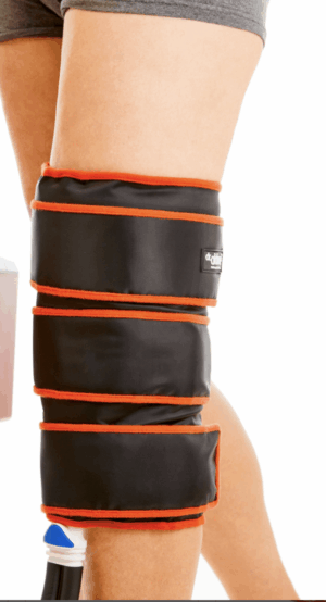 cryo pro 360 knee wrap on leg