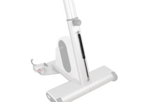 Assisted arm module height adjustment